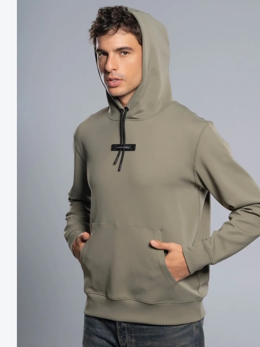Bklyn Athletic Olive Green Hoodie Sweatshirt for Men size M